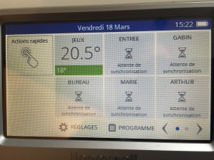 centrale robinets thermostatiques