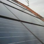 Chantier solaire photovoltaïque à Leforest (Issol mono).