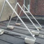 Panneaux solaires sur toiture terrasse